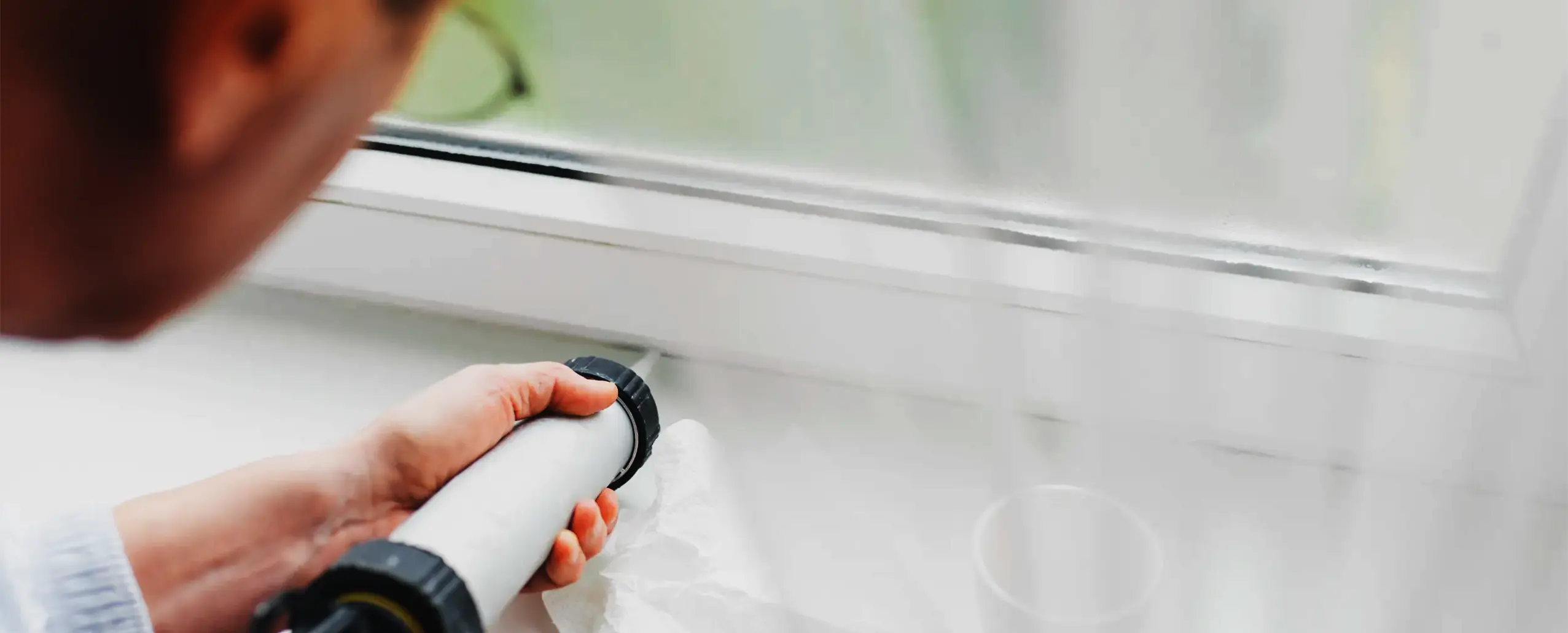 Homeowners Top Actions - caulking window