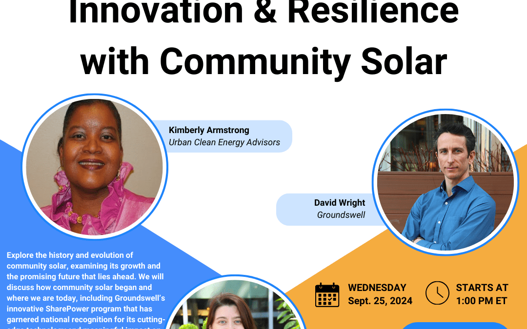 Innovation & Resilience with Community Solar