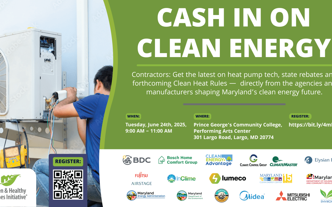 CASH IN ON CLEAN ENERGY: Free, Catered Contractor Info Session